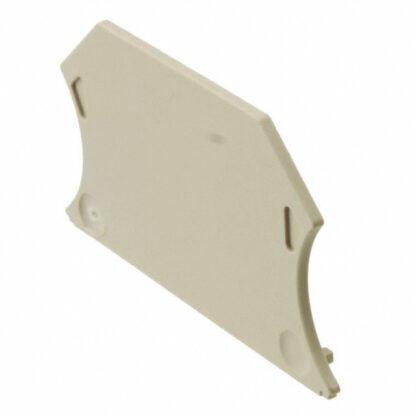 1050000000 — CONN TERM BLK END PLATE RAIL BG — Weidmuller