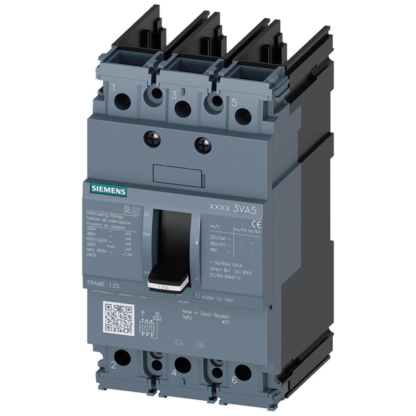 3VA51104ED310AA0 — BRKR 3VA51 3P 100A 25KA FTFM — Siemens