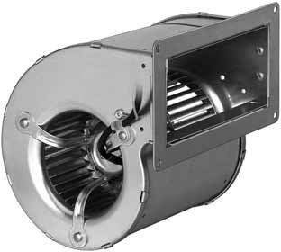 D2E097-CH85-48 — Moto-turbine centrifuge double ouïe ebm-papst, Ø097 mm, technologie AC monophasé — ebm-papst