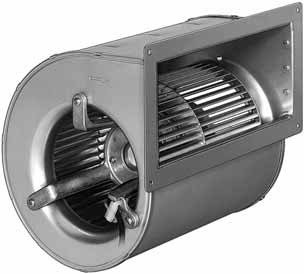 D2E146-AP47-02 — Moto-turbine centrifuge double ouïe ebm-papst, Ø146 mm, technologie AC monophasé — ebm-papst