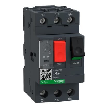 GV2ME08 — TESYS M-CB THO/MAG 2.5-4A ROCKER — Schneider Electric
